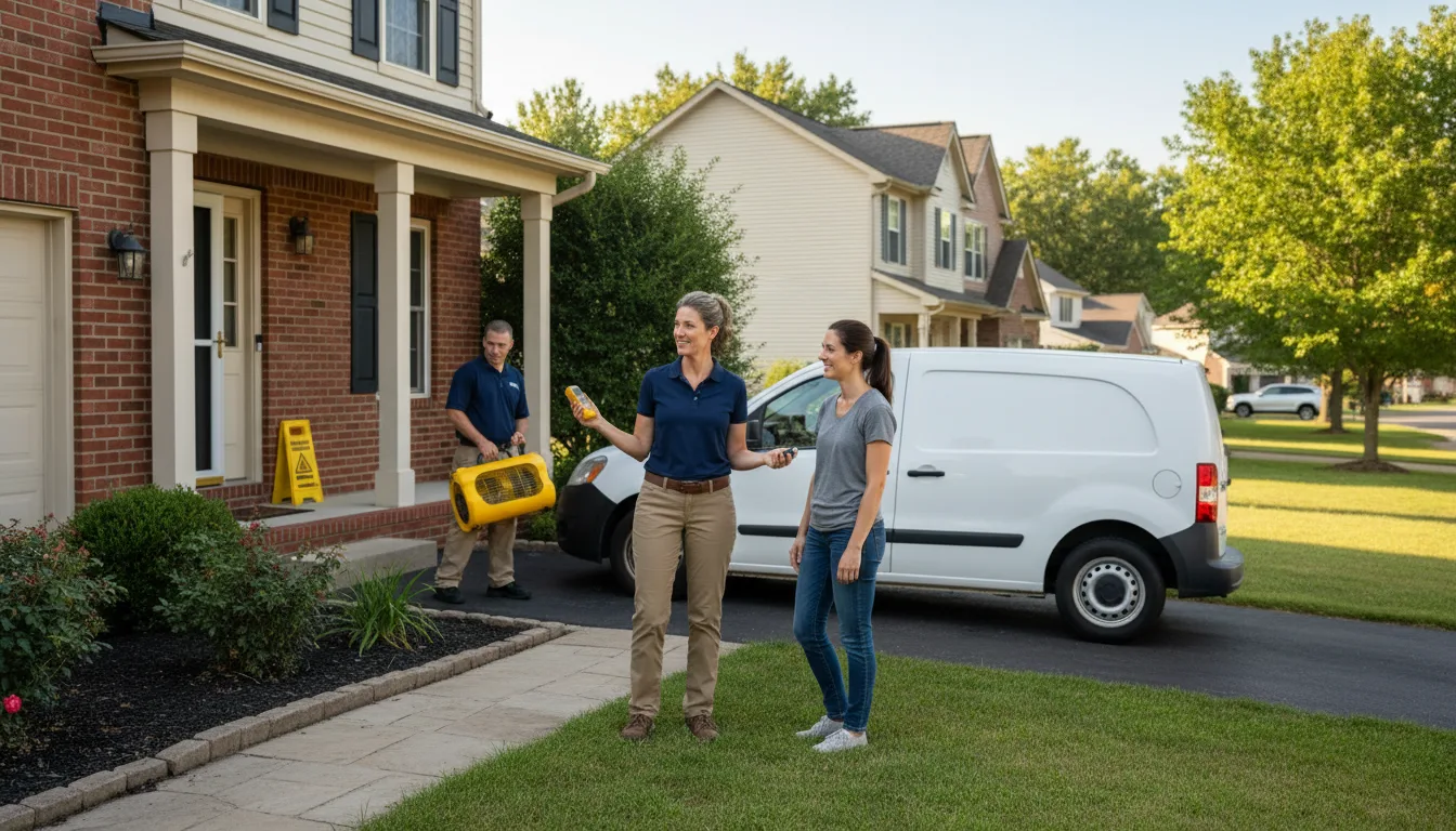 Residential water damage restoration in Pawnee City, NE